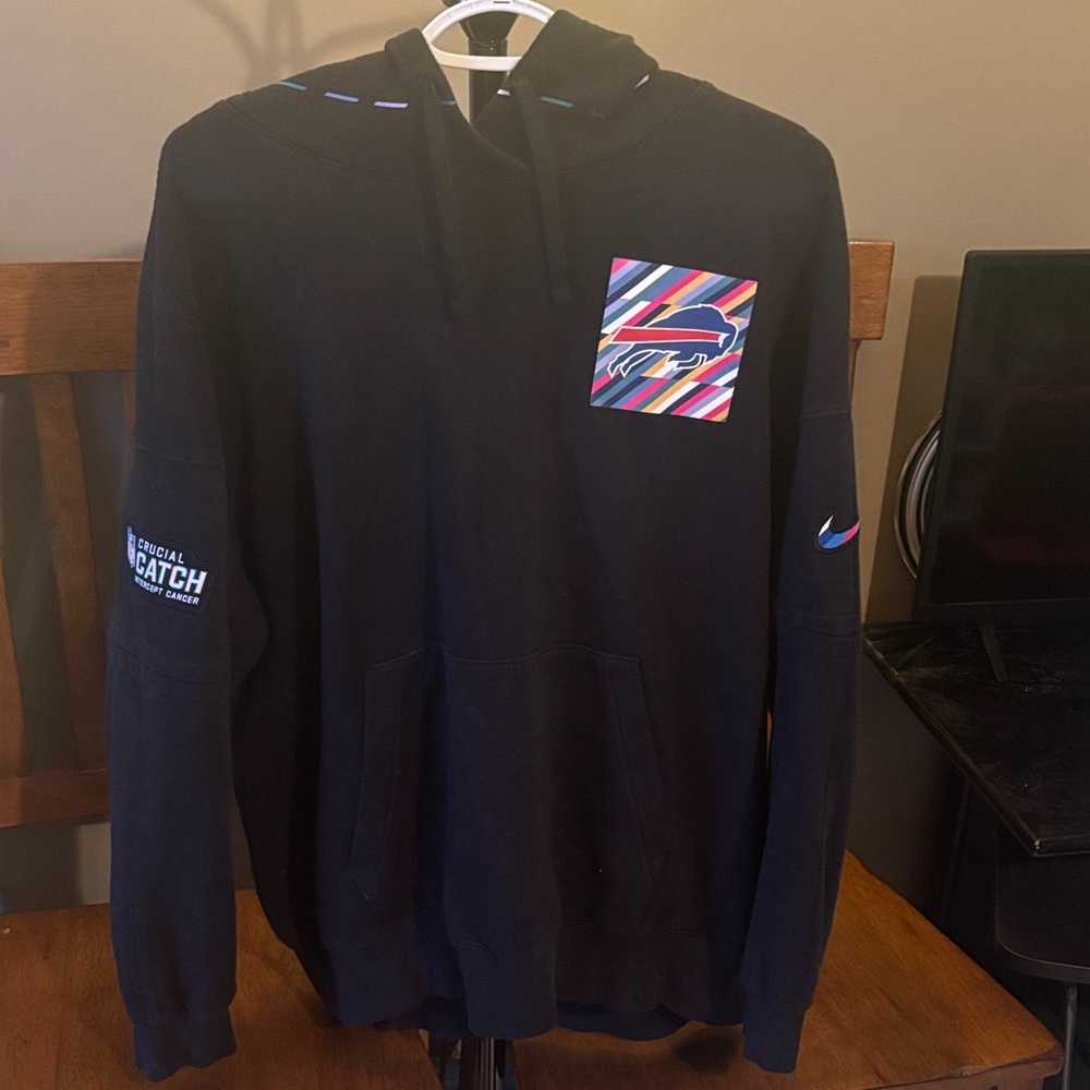 Black Hoodie with Colorful Pocket Design